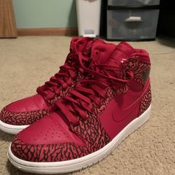 Used Jordan 1 Red Elephant 