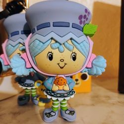 Blueberry Keychain Or Orange Blossom Keychain 