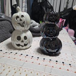 Ceramic Halloween Pumpkin Decor