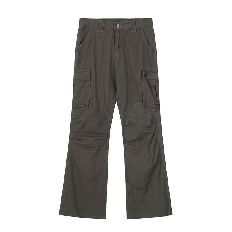 Green Mens Loose Ripstop Overalls