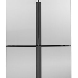 🚨 New Haier -16.8 Cu.Ft. 4-Door French Door Counter Depth Refrigerator with LED Lighting QHE16HYPFS
