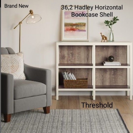 Brand New Threshold 36,2 Hadley Horizontal Bookcase Shell