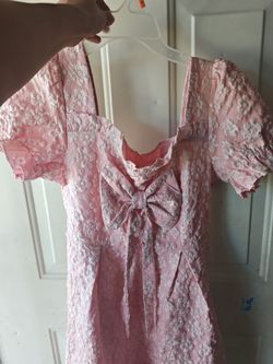 Pink Floral Dress