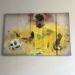 Neymar Art Canvas