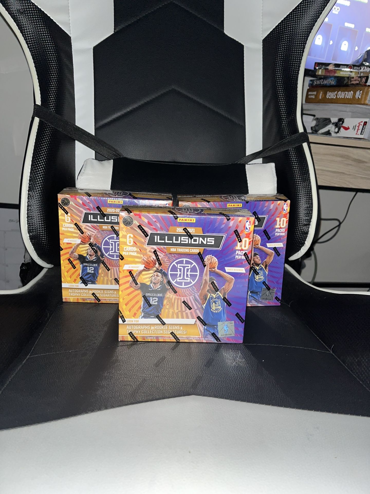 2020-2021 Panini Illusions Basketball NBA Mega Box - Lot of 3 Factory Sealed