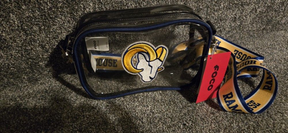 Rams Crossbody Clear BAG