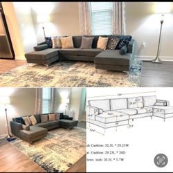Gray Couch Set