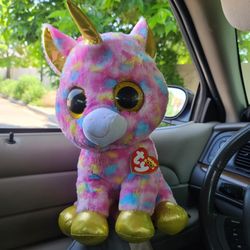 2 Large TY unicorns
