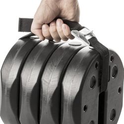 30 LBS Canopy Weight Set of 4 w/ Carry Strap, No-Pinch Design - Easy Install & Remove to Secure Tents, Canopies & Umbrellas Against Wind & Weather