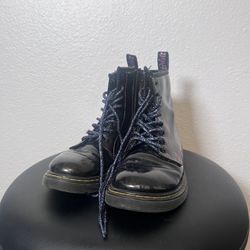 Doc Martens Size 4M/5W Zip Up Patent Leather Boots 