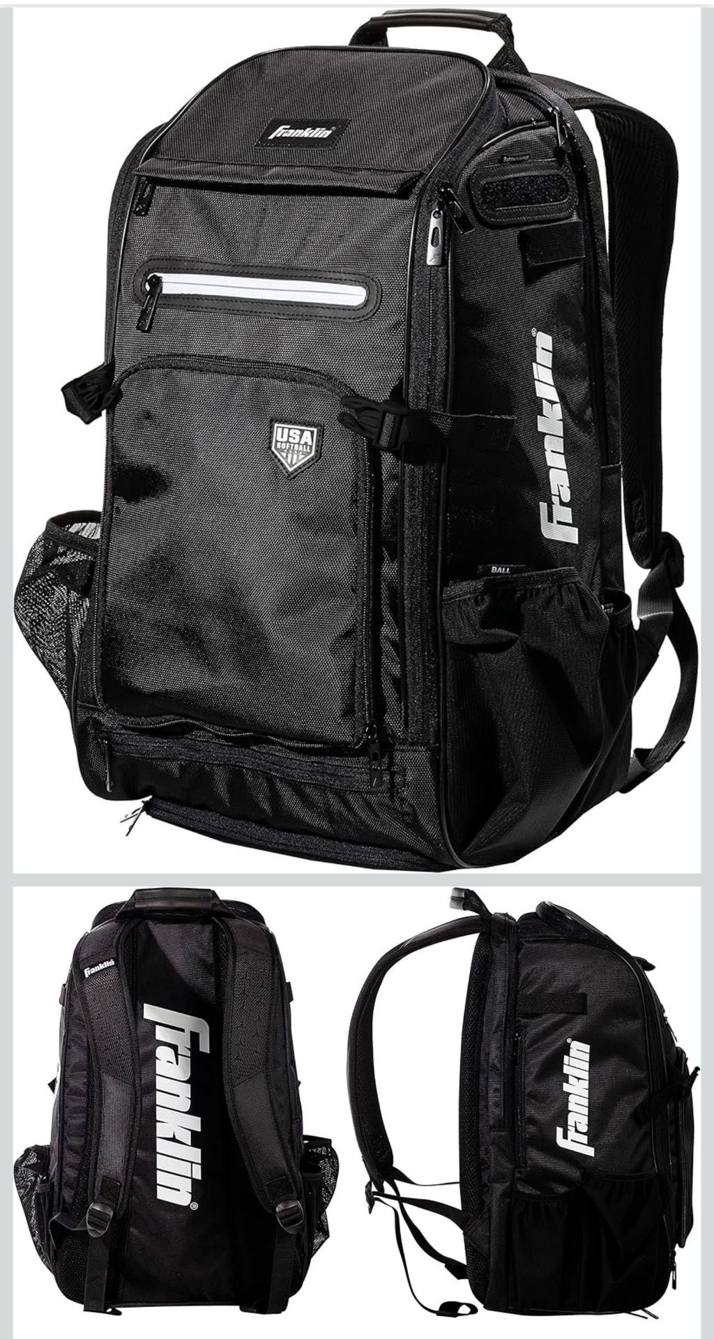 New Franklin USA Softball Traveler Elite Fastpitch Backpack