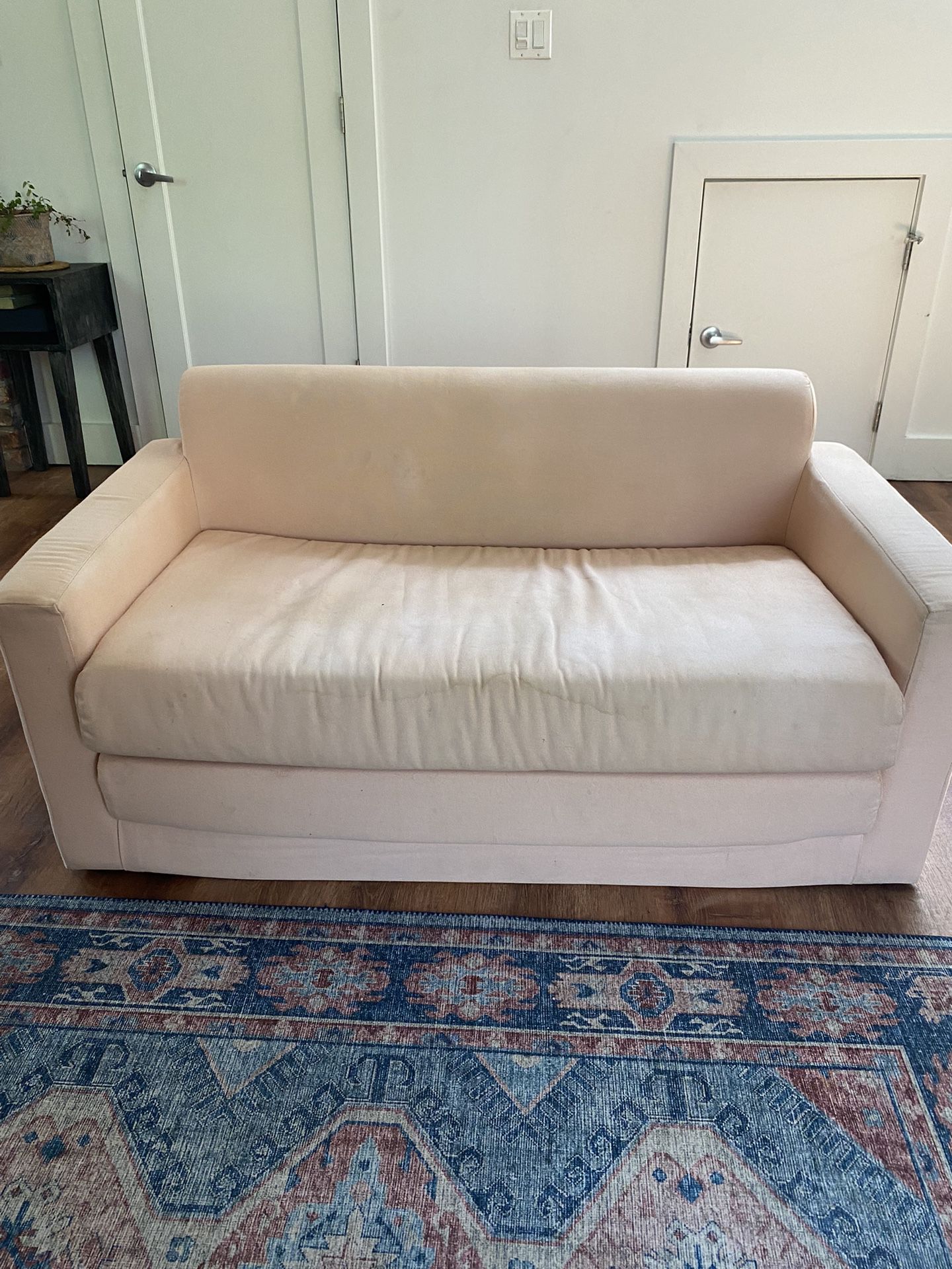 Well-worn Small Sofa/Bed, Lightweight 