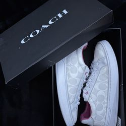 Coach Shoes White And Pink