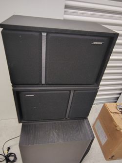 Bose (Pair) 301 III Speaker Wired 2.0 Channel Rectangular Black