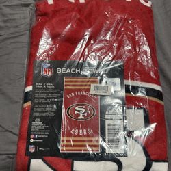 49ers Beach Towel