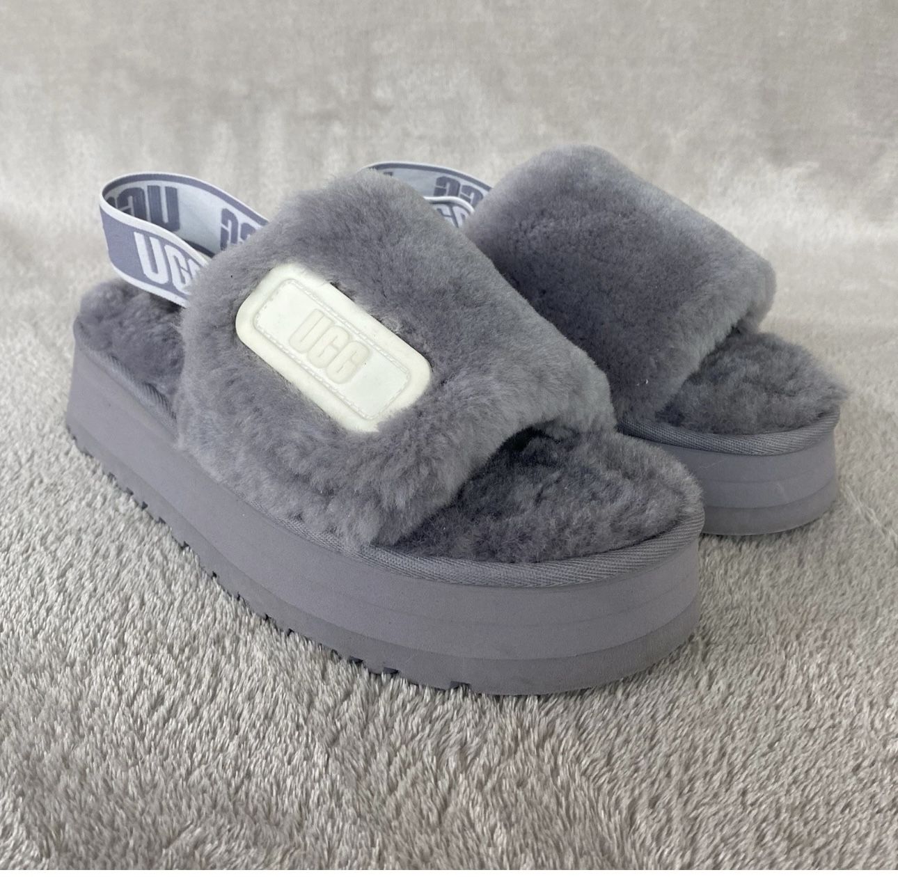 Ugg Grey Disco Slippers