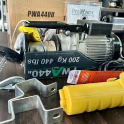 ProWench PWA-440U 110V Electric Wire Rope Hoist - New in Box