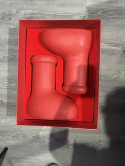 MSCHF Red Boots