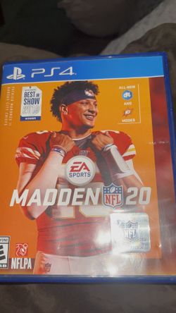 PS4 madden 20 mildly used