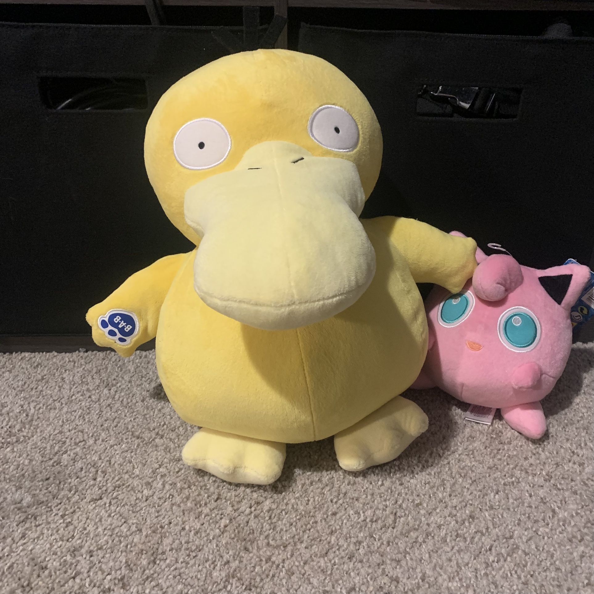 Build-A-Bear Workshop Pokemon Yellow PSYDUCK 14” Plush w/ DEAD BATTERY SOUND BOX