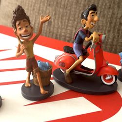 Disney Movie Luca 3.2” Figures Lot Of 4