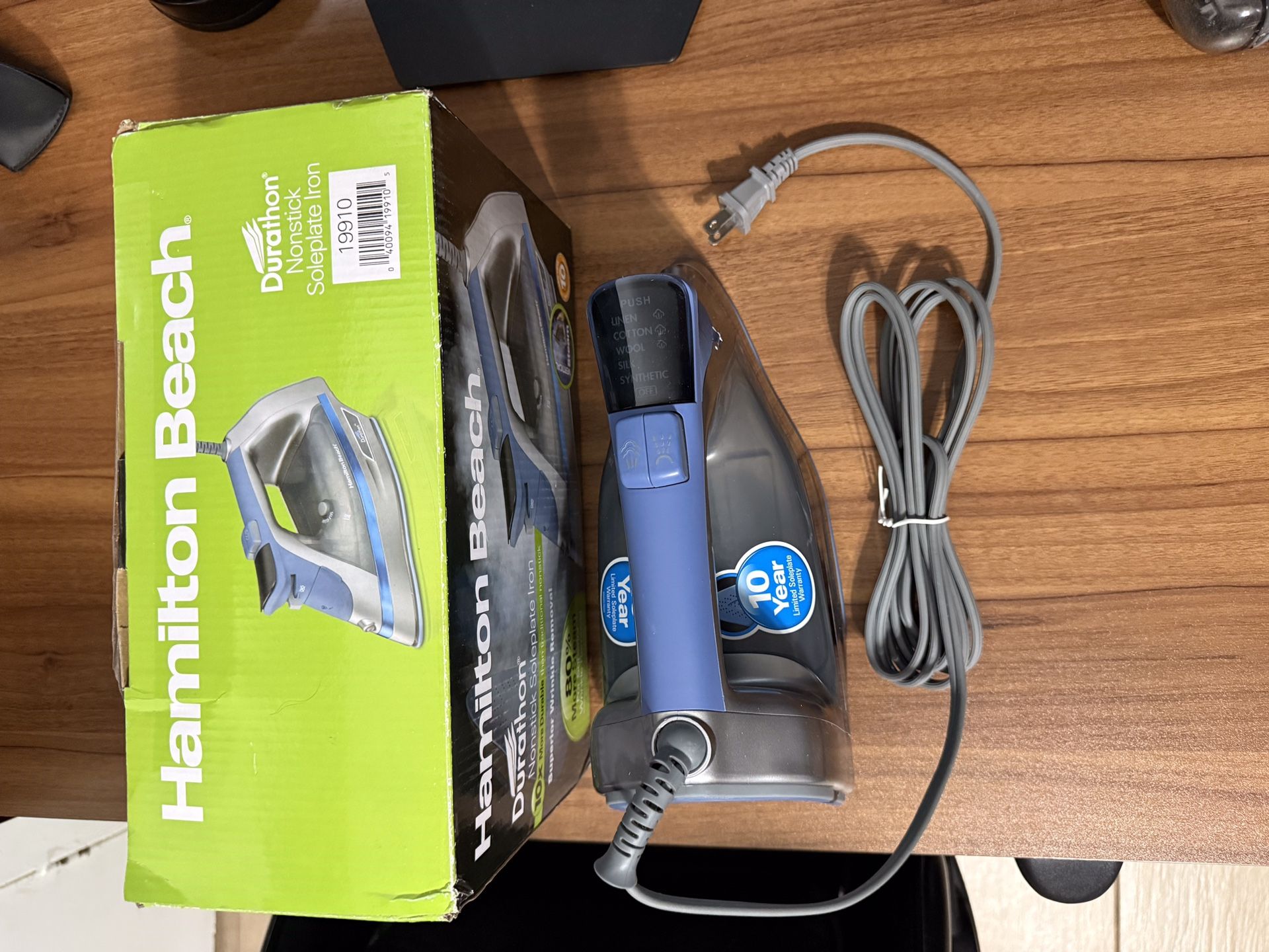 Hamilton Beach Durathon Steam Iron Nonstick Soleplate – New Open Box