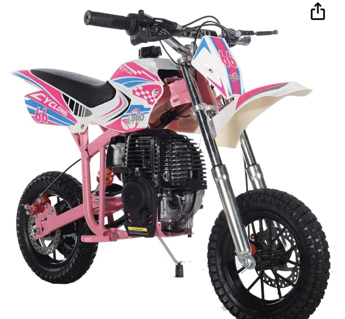 Girls Pink Dirt Bike