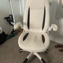 White High Back PULeather Office Chair