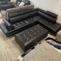 LOWEST PRICE EVER!! COMFY NEW IBIZA SECTIONAL SOFA AND OTTOMAN SET ON SALE ONLY $699. EASY FINANCING 