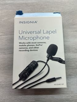 Insignia - Omnidirectional Lapel Microphone (PO1022824)