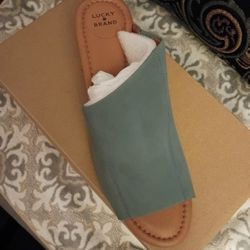 Lucky Brand Malenka Wedge Sandal. Size 12