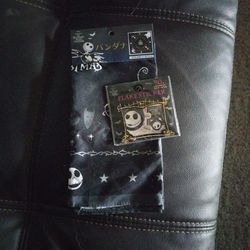 Japanese Nightmare Before Christmas Bandana And Stickers!