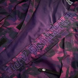 Bape Camo Wind Breaker Hoodie