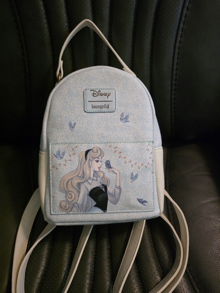 DISNEY SLEEPING BEAUTY AURORA LOUNGEFLY MINI BACKPACK