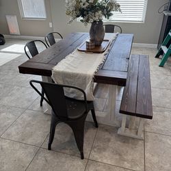 Farmhouse Dining Room Table