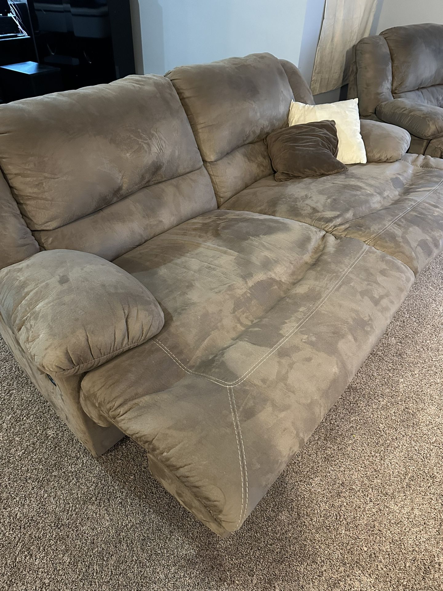 Three Piece Oversized Sofa Set