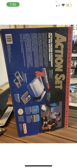 Nintendo Entertainment System NES Console Action Set Complete in Box CIB Mario