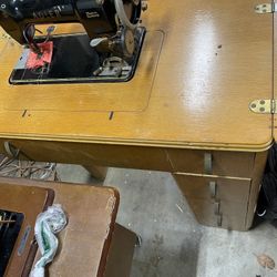 Vintage Adler Sewing Machine Table