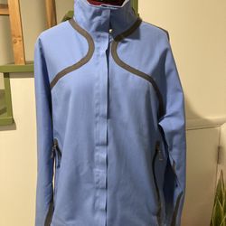 Mountain Hardware Women’s Large Conduit Soft Shell Blue Jacket