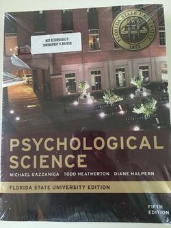 NEW PSYCHOLOGICAL SCIENCE BOOK