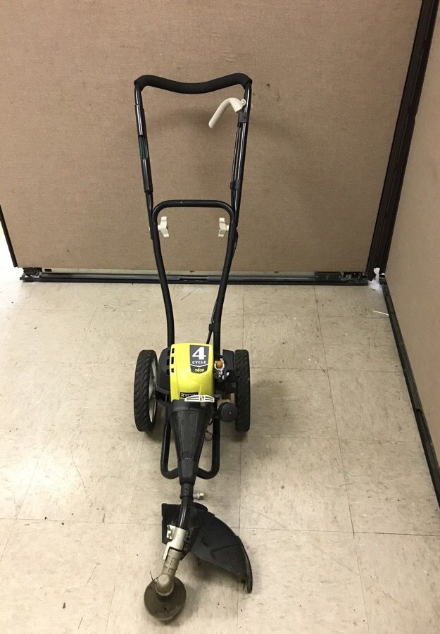 Ryobi T430 4 Cycle Wheeled trimmer like new for Sale in Indianapolis IN OfferUp