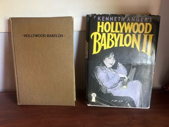 HOLLYWOOD BABYLON BOOK SET Both books early editions