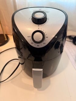 Power Air Fryer with Timer and Temperature Knobs