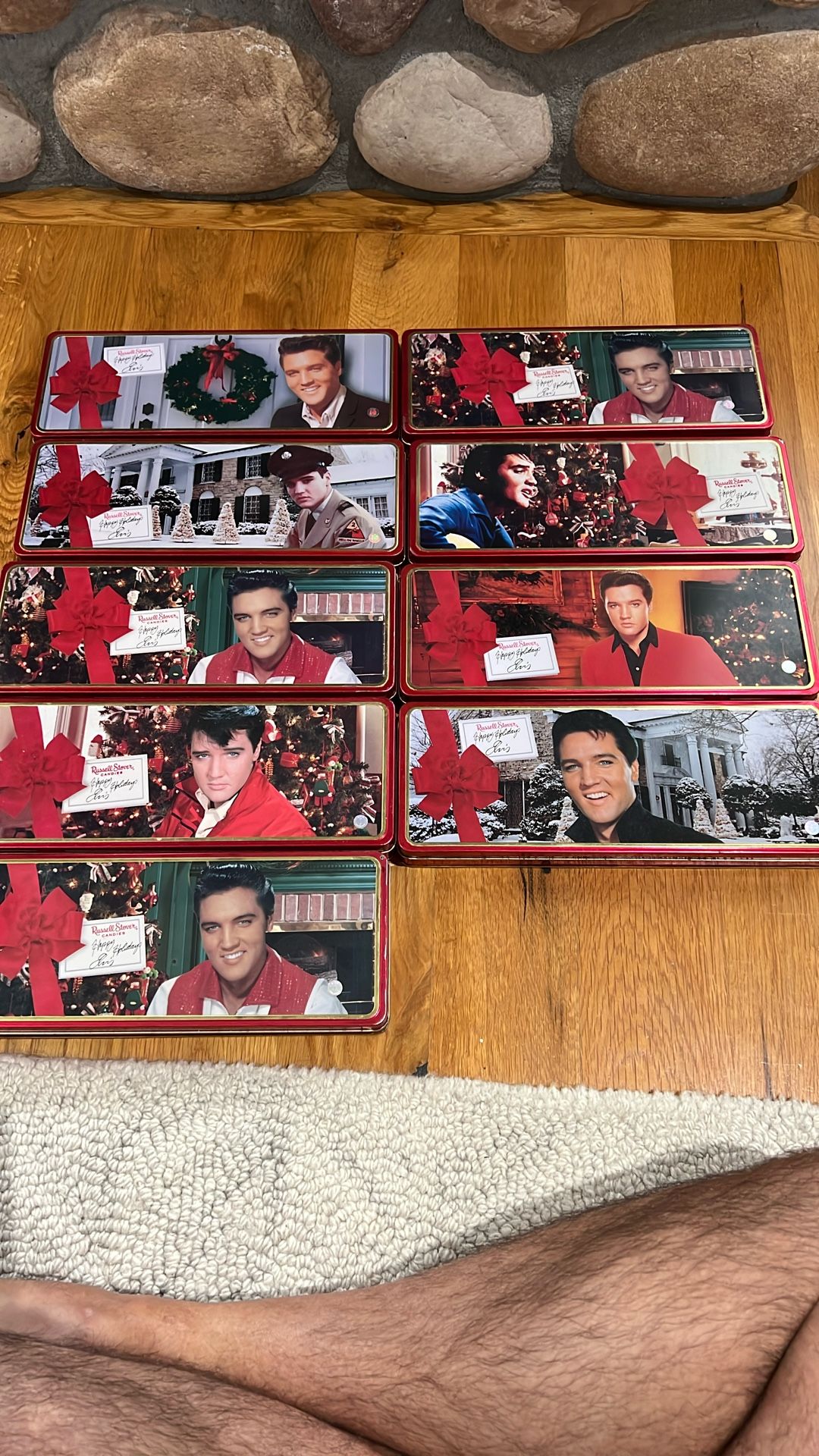 Russell Stover Elvis Presley Tins