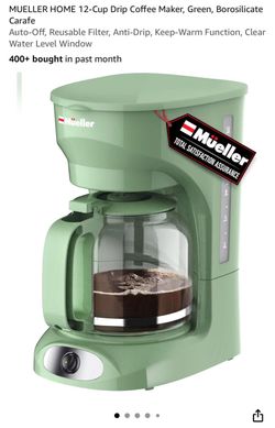 Mueller 12-Cup Drip Coffee Maker Green