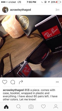 Ray bands, sunglasses, brand new