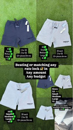 Essential shorts all colors all sizes