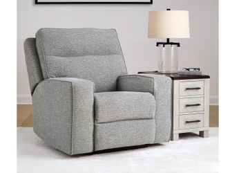 Biscoe Pewter Power Recliner