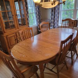 Oak Dining Room Set