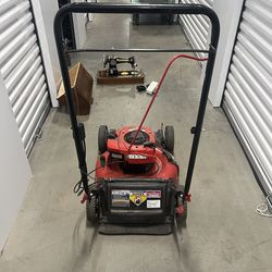 Troy-Bilt 21” gas push lawnmower